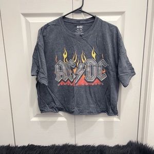 XL | AC/DC Highway to Hell Crop Top